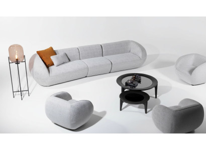 Living room furniture set five-seater armchair upholstered furniture sofa furniture design 2-piece
