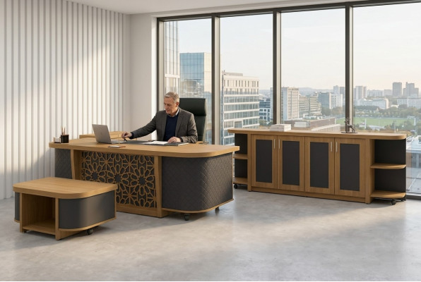 Complete office furniture desk home office furniture designer set desk