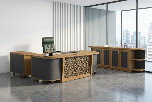 Complete office furniture desk home office furniture designer set desk