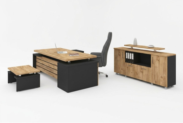 Designer office furniture luxury study set modern designer 3-piece set