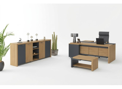 Office furniture desk, dresser, coffee table, luxury furniture set of 3 pieces