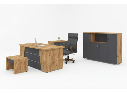 Modern complete set office furniture study furniture luxury 4-piece set