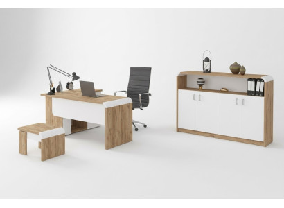 Office for Practice Law Office Complete Furnishing Cabinet Table 3-piece