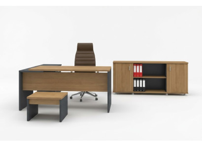 Corner desk, filing cabinet, coffee table, study furniture, modern style
