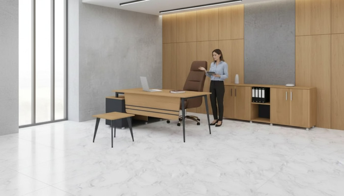 Office Set New Coffee Table Modern Design Corner Desk 3 pcs