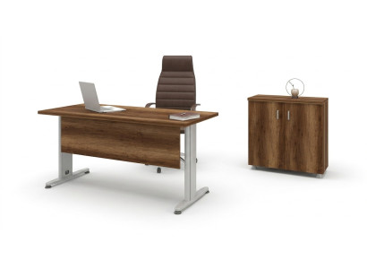 Complete office furniture set study room cabinet desk 2-piece set