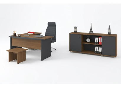 Classic wooden furniture office set corner desk study furniture