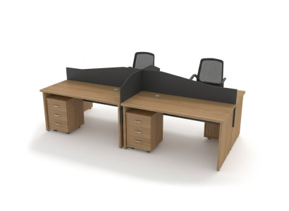 Wooden furniture office equipment large desk design study room