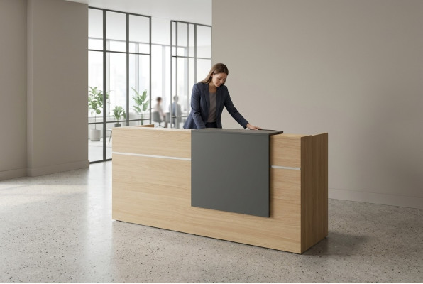 Reception desk office furniture wood study modern new office