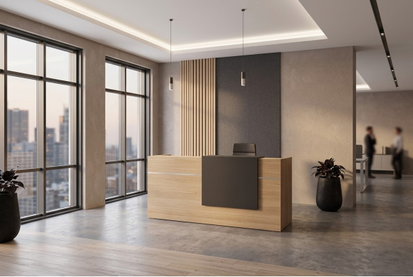 Reception desk office furniture wood study modern new office