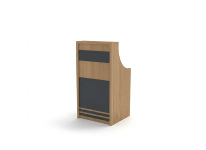 Wooden lectern podium mobile standing desk office room office furniture lectern