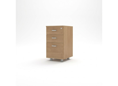 Brown Office Room Wooden Dresser Office Furniture Classic Filing Cabinet