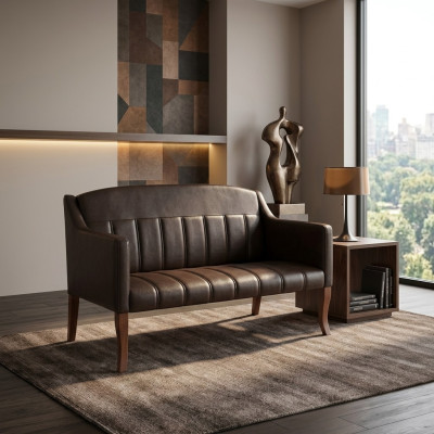 Study sofa two-seater textile office modern office furniture