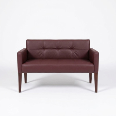 Pink two-seater couch, study sofa, office furniture set, sofa seating furniture