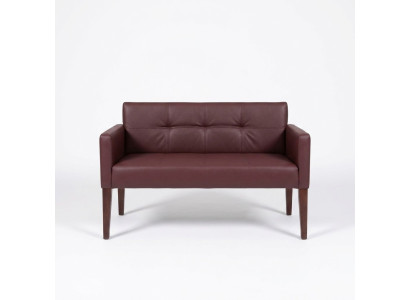 Pink two-seater couch, study sofa, office furniture set, sofa seating furniture