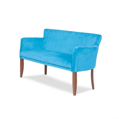 Blue textile two-seater study couch modern office furniture office