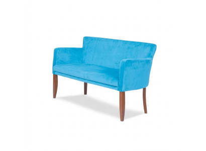 Blue textile two-seater study couch modern office furniture office