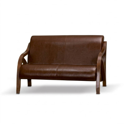 Designer leather bench two-seater office furniture office furniture