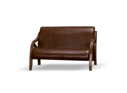 Designer leather bench two-seater office furniture office furniture