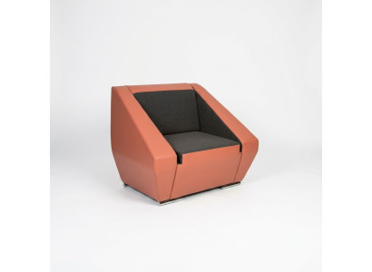 Orange luxury chair study upholstered furniture designer office chair