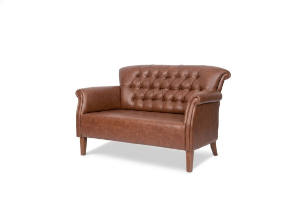 Chesterfield Two-Seater Office Chair Upholstered Furniture Luxury Design