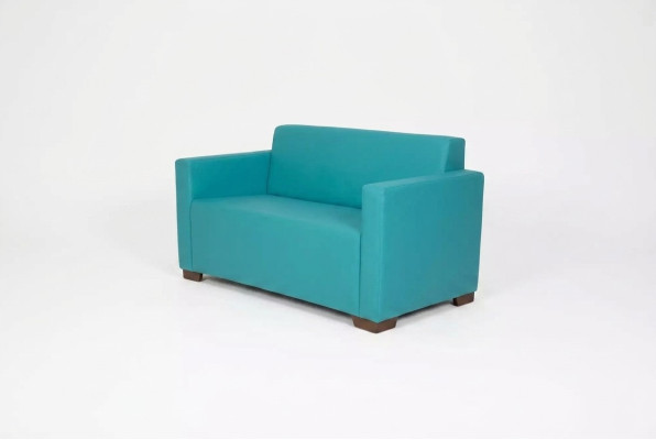 Turquoise two-seater upholstered furniture study modern sofa luxury couch