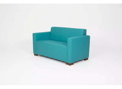 Turquoise two-seater upholstered furniture study modern sofa luxury couch