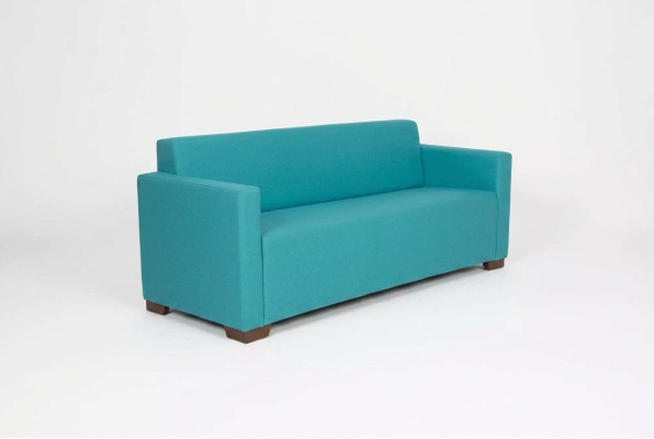 Turquoise Three-Seater Modern Luxury Sofa Office Furniture Office Furniture