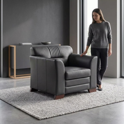 Modern armchair office furniture study upholstered armchair textile furniture office