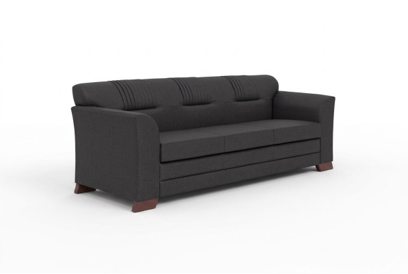 Textile Sofa Luxury Three-Seater Upholstered Couch Office Furnishings Office