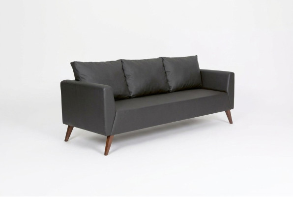 Designer sofa black couch office furniture luxury study furniture