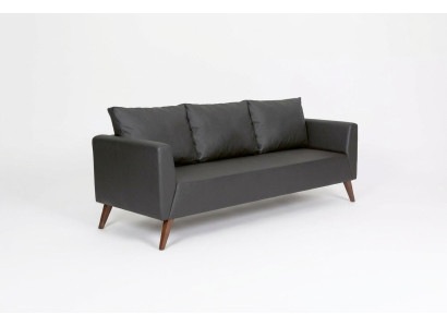Designer sofa black couch office furniture luxury study furniture