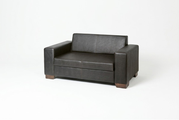 Two-seater office furniture black office design luxurious sofa
