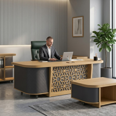 Large executive desk office furniture study table modern furniture