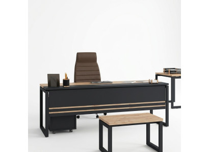 Office furniture desk study room brown table new design tables