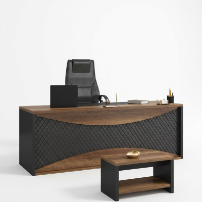 Brown desk tables office desk executive desk 200x90