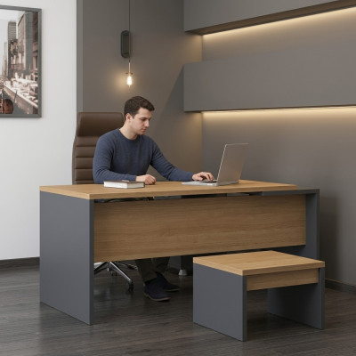 Corner desk office furniture wooden table work desk office desk office