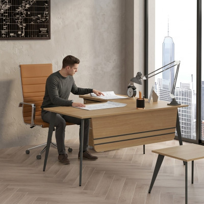 Office wooden furniture corner desk designer work table office table