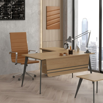 Office wooden furniture corner desk designer work table office table