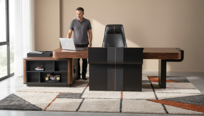 Luxury desk work table corner desk table desks furniture