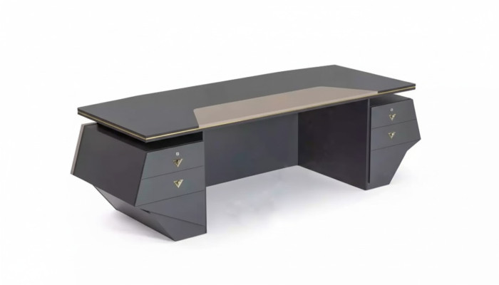 Luxury executive desk table xxl 260x100 designer furniture modern tables