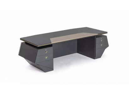 Luxury executive desk table xxl 260x100 designer furniture modern tables