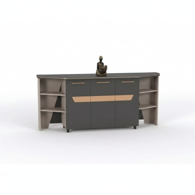 Modern office cabinet study shelves luxury designer new furniture shelf