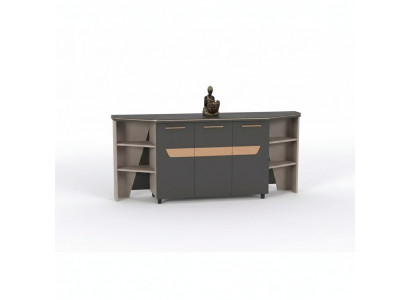 Modern office cabinet study shelves luxury designer new furniture shelf