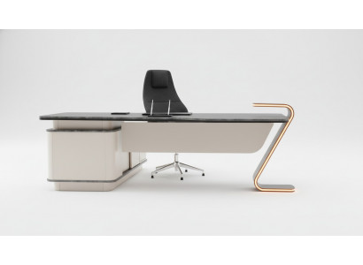 Desk LED Illuminated Design Table Office Furniture Tables 250cm