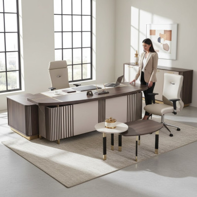 Modern study room furnishings office furniture designer office furniture 3-piece set