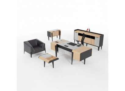 Wooden furniture office furniture complete set desk cabinets furniture