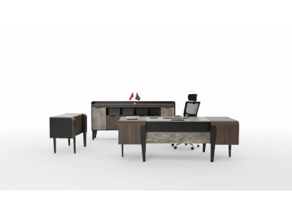Bür Furniture Desk Table Marble Imitation Tables Office Furnishing
