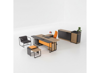 Study room desk office equipment office cabinet luxury coffee table