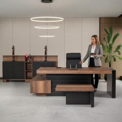 Corner desk 240cm table furniture office office furniture designer desk